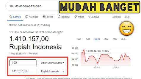 konversi rupiah ke dollar.